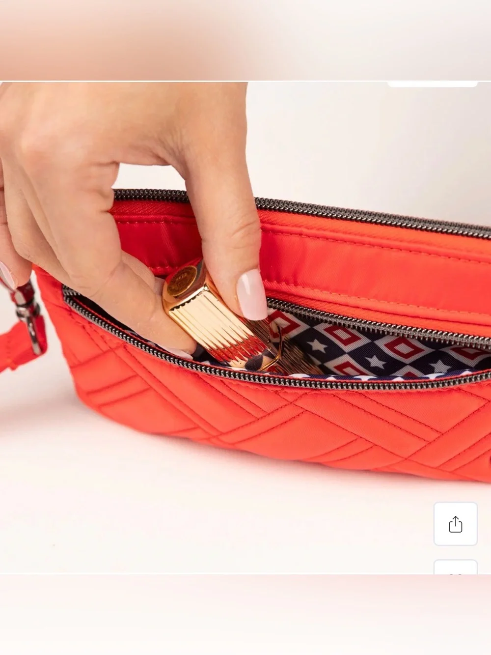 Lug Super Metro XL Wristlet w/Charm Bar NWT